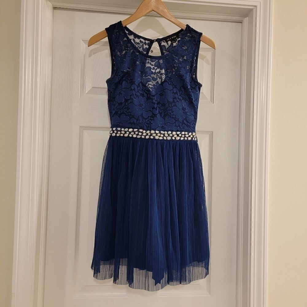 Nordstrom As U Wish Boho Lace Midi Dress sz 3 NWOT